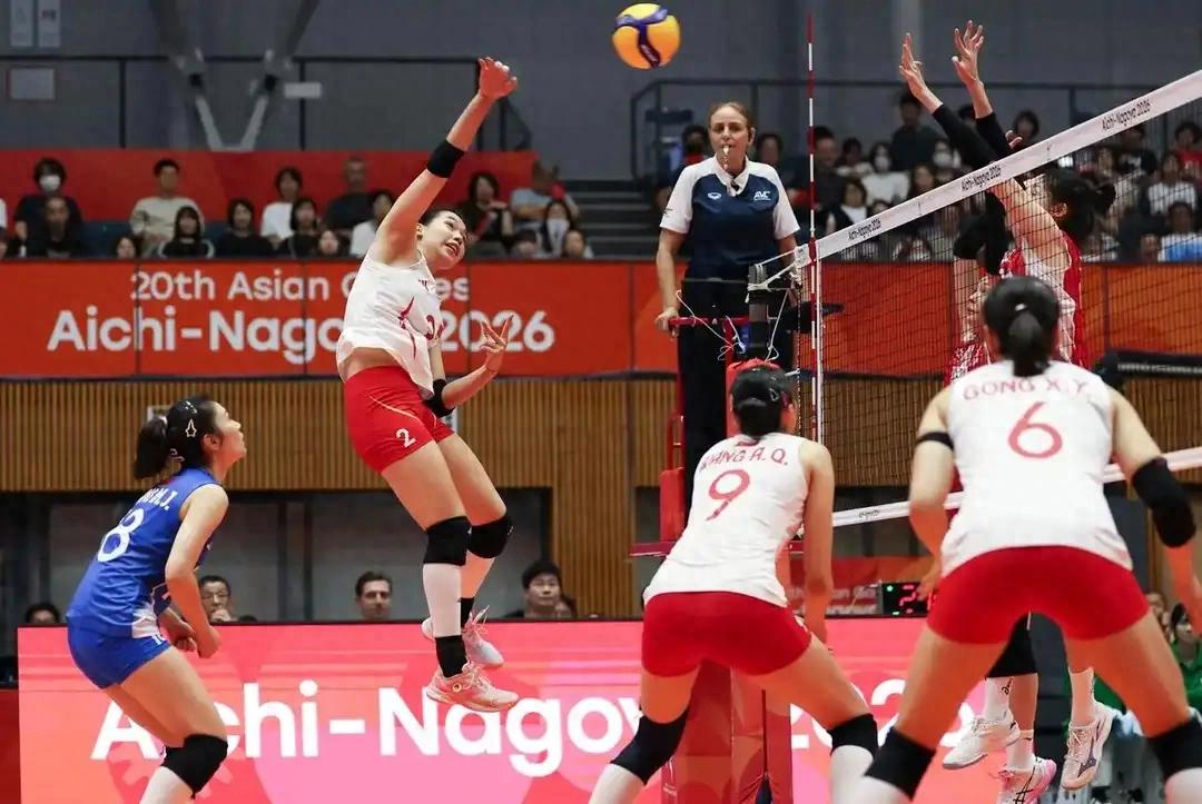 随之日本女排3-0!亚运会女排4强诞生,中国再战泰国,日韩死磕